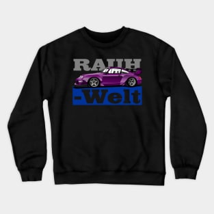 Rauh Welt Begriff Purple Crewneck Sweatshirt